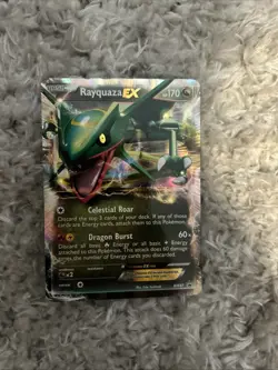 Pokemon TCG Rayquaza EX BW47 Holographic Black Star Promo - Image 1