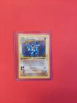 Machamp Base Set Shadowless Holo Card 008/102 Very Rare Pokemon - Image 2