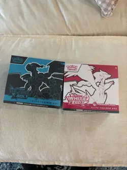Pokemon TCG SV White Flare and Black Bolt Pokemon Center ETBs SEALED (1 Of Each) - Image 3