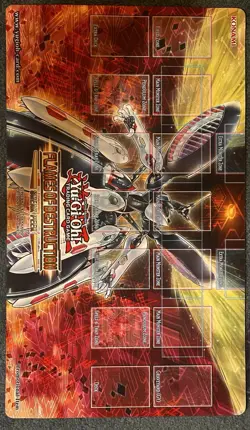 Yugioh Flames of Destruction Sneak Peek Playmat - Image 1