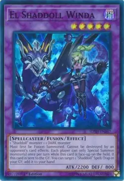 Yugioh! MP El Shaddoll Winda (alternate art) - SDSH-EN047 - Super Rare - 1st Edi - Image 1