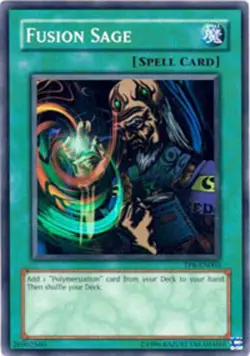 Yugioh! MP Fusion Sage - TP6-EN003 - Super Rare - Unlimited Edition Moderately P - Image 1