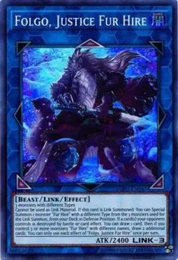Yugioh! MP Folgo, Justice Fur Hire - SOFU-EN047 - Super Rare - Unlimited Edition - Image 1