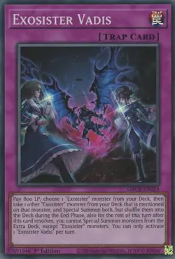 Yugioh! MP Exosister Vadis - GRCR-EN024 - Super Rare - 1st Edition Moderately Pl - Image 1