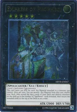 Yugioh! MP Empress of Prophecy - ABYR-EN047 - Ultimate Rare - Unlimited Edition - Image 1