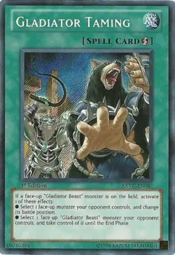 Yugioh! MP Gladiator Taming - EXVC-EN087 - Secret Rare - Unlimited Edition Moder - Image 1