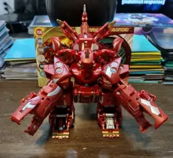 Bakugan Maxus Dragonoid Complete 7 In 1 New Vestroia Set W/Cards READ!!!! - Image 2