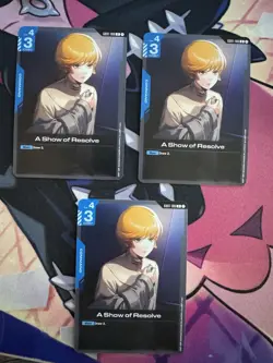 Gundam Card Game A Show Of Resolve GD01-100 U Set Of 3 Newtype Rising - Image 1