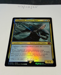 Magic the Gathering MTG Sephiroth, Planet's Heir x1 Mythic FOIL Card NM/M - Image 1