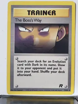 The Boss's Way 73/82 PL - Team Rocket Pokemon Card - $2 Combined Shipping - Image 1