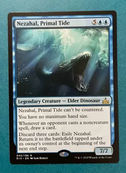 MTG LP Nezahal, Primal Tide, Rivals of Ixalan, Regular, English - Image 1