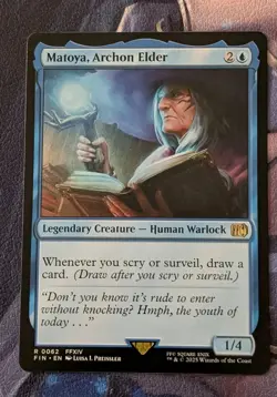 MTG Final Fantasy Rare MATOYA, ARCHON ELDER NM - Image 1