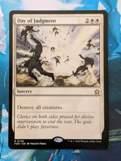 MTG Foundations Rare DAY OF JUDGMENT NM - Image 1