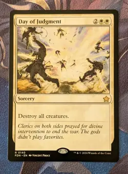 MTG Foundations Rare DAY OF JUDGMENT NM - Image 2