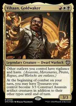 MTG - VIHAAN, GOLDWAKER(foil) - Thunder Junction Commander (M) - Image 1