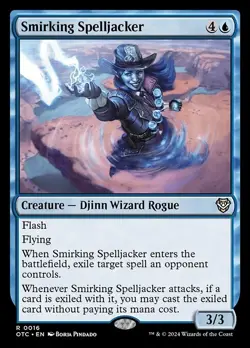 MTG - SMIRKING SPELLJACKER - Thunder Junction Commander (R) - Image 1