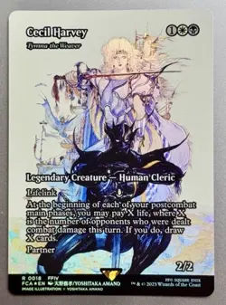 MTG Cecil Harvey / Tymna the Weaver - Amano Showcase Foil. Final Fantasy. NM+ - Image 1