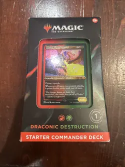Magic the Gathering Draconic Destruction Commander Deck - Image 1