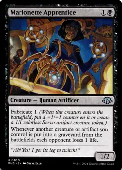 MTG Marionette Apprentice (100) | NM | Modern Horizons 3 (MH3) - Image 1