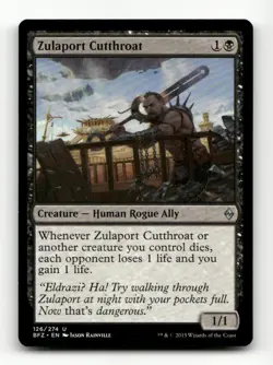 Zulaport Cutthroat Battle for Zendikar #126 Magic the Gathering - Image 1