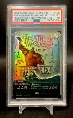 🌈 The Meathook Massacre - FOIL - Movie Poster Showcase - MTG INR - PSA 10 🌈 - Image 1