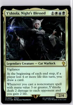 x1 Y'shtola, Night's Blessed - Foil M MTG Commander: Final Fantasy M/NM, English - Image 1