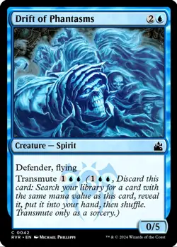 X 1 Drift of Phantasms NM Ravnica Remastered 042 MTG Magic The Gathering - Image 1