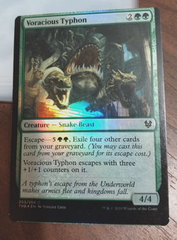1x Voracious Typhon (MISPRINT FOIL) - NM - See Pic for Set - SPARROW MAGIC - Image 1