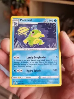 Pokemon TCG Politoed Sword & Shield - Lost Origin 032/196 Regular Rare - Image 1