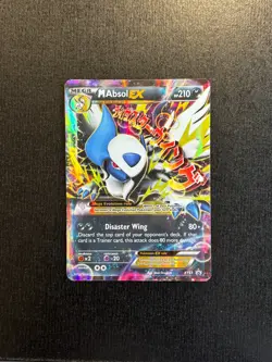 Pokemon M Absol EX XY63 XY Holo - 6/10 Condition - Image 1