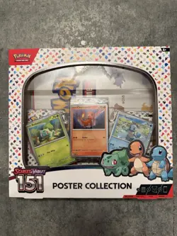 Pokemon 151 Scarlet & Violet TCG - 151 Poster Collection Box - Factory Sealed 820650853166 - Image 1