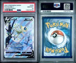 (PSA 10) Pokemon: Fusion Strike - Celebi V #245 [Alternate Art/Full Art] - Image 3