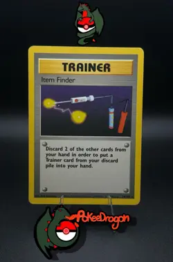 Pokemon TCG - Trainer - Item Finder #74 Base Set - Regular Rare - LP - Image 1