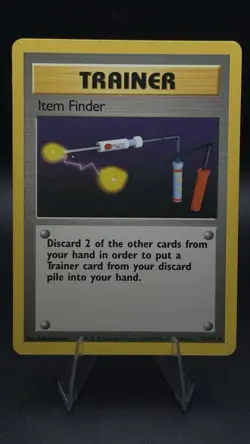 Pokemon TCG - Trainer - Item Finder #74 Base Set - Regular Rare - LP - Image 2