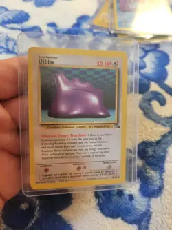 Ditto 18/62 Rare Fossil Pokemon 1999 LP - Image 1
