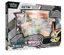 Pokemon TCG Black Bolt White Flare Unova Victini Illustration Collection SEALED - Image 1
