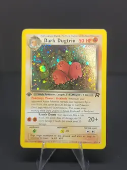 Pokemon TCG Dark Dugtrio 1st Edition Team Rocket 6/82 HOLO - Rare NEAR MINT - Image 3