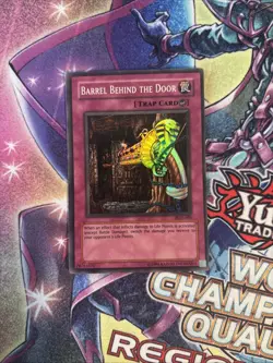 (YBL) BARREL BEHIND THE DOOR YuGiOh PGD-095 Super Rare Unlimited LP - Image 1