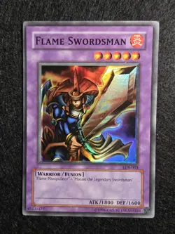 Flame Swordsman LOB-003 - Super Rare - LP - Yu-Gi-Oh - Image 1