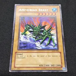 Amphibian Beast LON-008 Unlimited Rare MP Moderate Play Yu-Gi-Oh! Card - Image 3