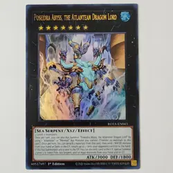 Poseidra Abyss the Atlantean Dragon Lord - ROTA-EN043 - NM - Ultra Rare - 1st ed - Image 1