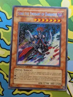Yugioh | Secret Rare | Gorz the Emissary of Darkness - DLG1-EN000 - LP - Image 1