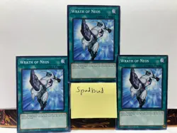 x3 Wrath Of Neos Common 3x HAC1-EN167 (Light Play 1st Ed) - Image 1