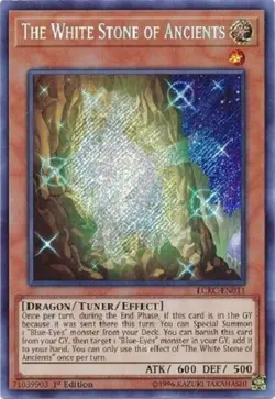 *** THE WHITE STONE OF ANCIENTS *** 1ST EDITION SECRET RARE LCKC-EN011 YUGIOH! - Image 1