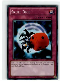 Yu-Gi-Oh! Skull Dice Common GLD4-EN046 Heavily Played Limited Edition - Image 1