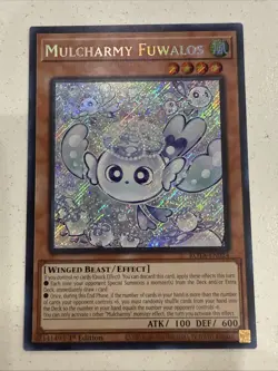 Yu-Gi-Oh! Mulcharmy Fuwalos RA04-EN050 Secret Rare 1st Edition NM - Image 1