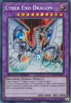 Yugioh! LP Cyber End Dragon - SGX1-ENG21 - Secret Rare - 1st Edition Lightly Pla - Image 1