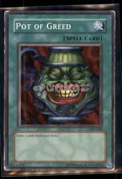 Yu-Gi-Oh! TCG Pot of Greed Yugi Evolution Sye-040 Unlimited Commo - Image 1