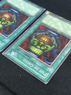 x2 Pot of Greed SD2&3-EN017&19 Structure Deck: Fury from the Deep 1st ED LP-HP - Image 4