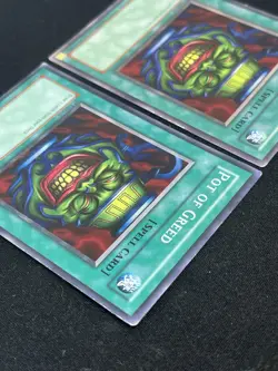 x2 Pot of Greed SD2&3-EN017&19 Structure Deck: Fury from the Deep 1st ED LP-HP - Image 5